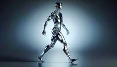 Ten robot jest płynny i może się deformować, dzielić i łączyć z innymi płynnymi robotami. (Źródło obrazu: DallE3)