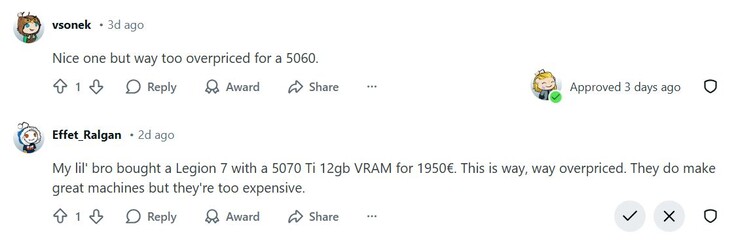 Komentarze na naszym kanale Reddit