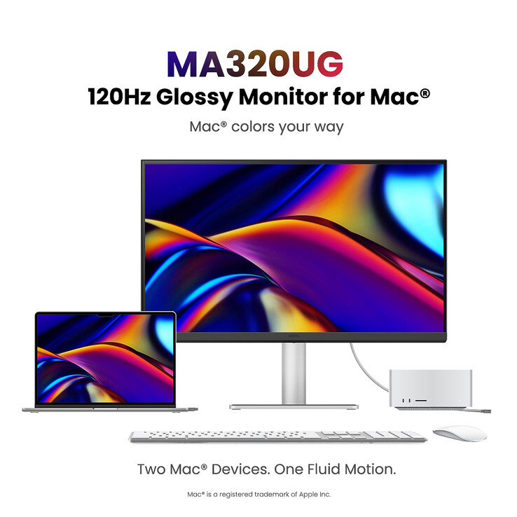 Monitor BenQ MA320UG jest wyposażony w dwa porty Thunderbolt 4