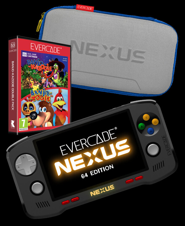 Evercade Nexus 64 Edition będzie kosztować więcej, ale będzie dostarczany z akcesoriami.
