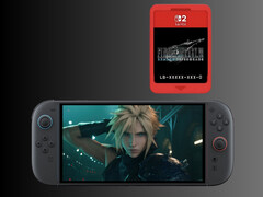 Final Fantasy 7 Remake Intergrade Switch 2 - makieta karty klucza do gry (źródło obrazu: Nintendo of America, Square Enix z poprawkami)