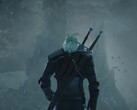 Zrzut ekranu przedstawiający Geralta z zwiastuna gry „Wiedźmin 3: Dziki Gon – Remastered”