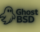 Nieoficjalne logo GhostBSD Linux oparte na FreeBSD (źródło obrazu: wygenerowane przy użyciu OpenAI)