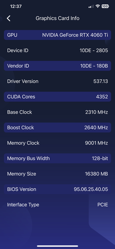 Xtreme Tuner Plus - informacje o GPU