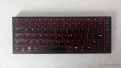 Razer Joro podświetlenie RGB czerwone
