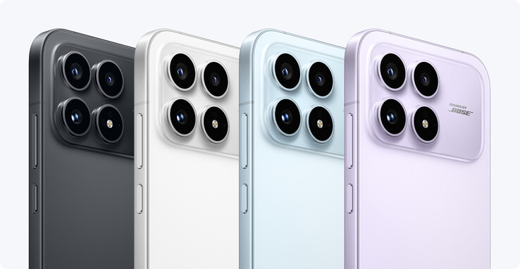 Xiaomi sprzedaje Redmi K90 w czterech opcjach kolorystycznych z głośnikami dostrojonymi przez Bose. (Źródło zdjęcia: Xiaomi)