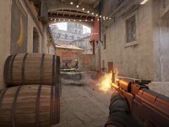 Strzelanie z AK-47 w Counter Strike 2.