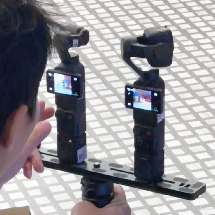 Te same dwie niewydane kamery Osmo Pocket przechodzą publiczne testy. (Źródło obrazu: Igor Bogdanov)