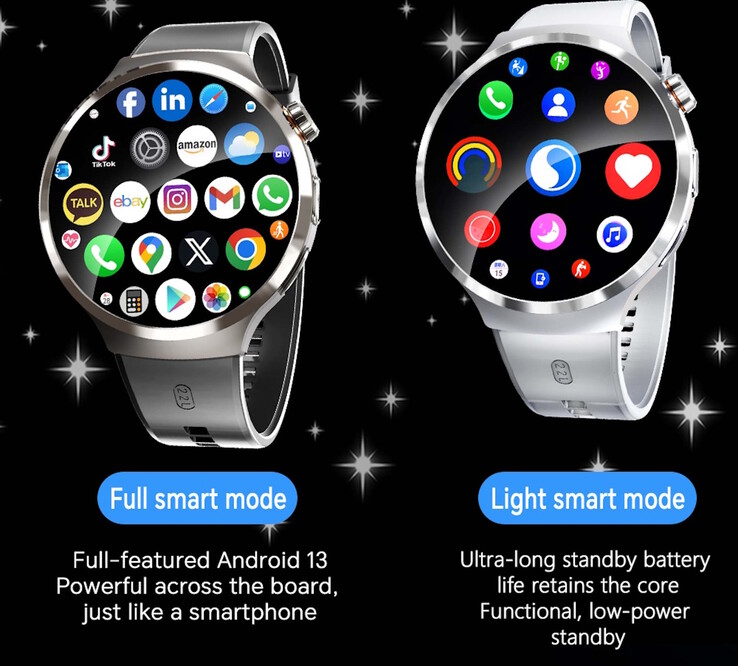 Smartwatch ma dwa różne tryby
