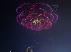 Scena z Charming Chongqing przedstawiająca płatek kamelii; oficjalny kwiat Chongqing (źródło zdjęcia: SB News; przycięte)