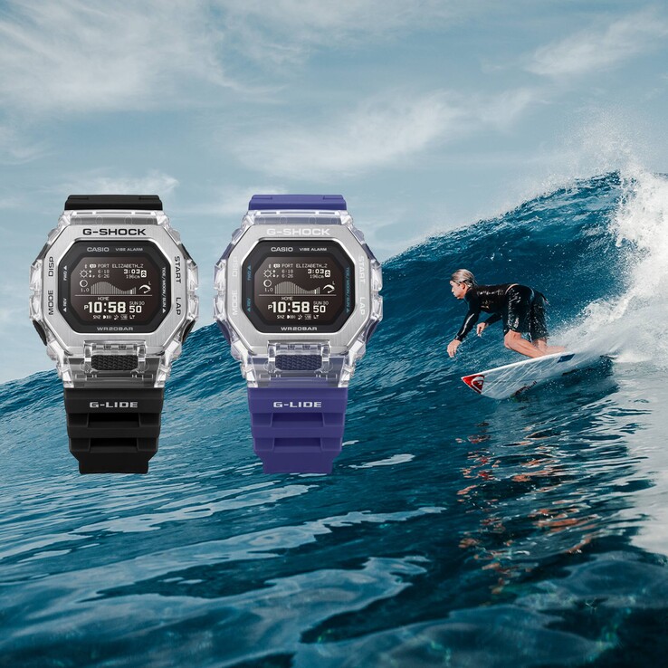 Zegarki Casio G-Lide GBX-100S-1A i GBX-100S-2A. (Źródło zdjęcia: Casio)