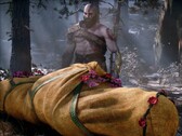 Przedstawiono postać Kratosa z gry „God of War: Laufey”