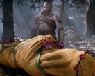 Przedstawiono postać Kratosa z gry „God of War: Laufey”
