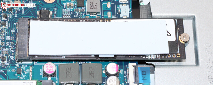 Dysk SSD PCIe-4 służy jako dysk systemowy.