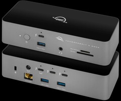 OWC prezentuje na targach Computex 2025 swoją nadchodzącą stację dokującą Thunderbolt 5 z 11 portami. (Źródło zdjęcia: OWC)