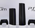 Znany projektant Concept Creator wymyślił te projekty dla czarnego PS5 Pro Slim i PS5 Pro. (Źródło obrazu: Concept Creator)