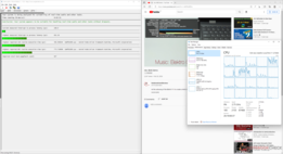 MSI Crosshair 15 R6E - DPC Latency podczas benchmarku na YouTube