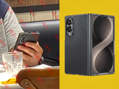 Na zdjęciu: Świeżo wyciekłe zdjęcie Samsunga Galaxy Z Fold 8 Ultra (po lewej), wraz z wcześniej wyciekłym zdjęciem jego obudowy z Alibaba.