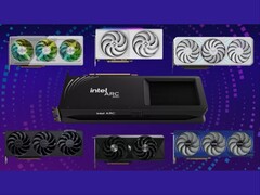 Karty Intel Arc B580 (na zdjęciu) wyposażone są w 12 GB pamięci GDDR6. (Źródło zdjęcia: Intel)