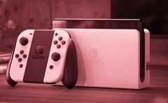 Model Nintendo Switch OLED został wydany w 2021 roku i jest umieszczony w metalowej obudowie. (Źródło zdjęcia: Nintendo - edytowane)