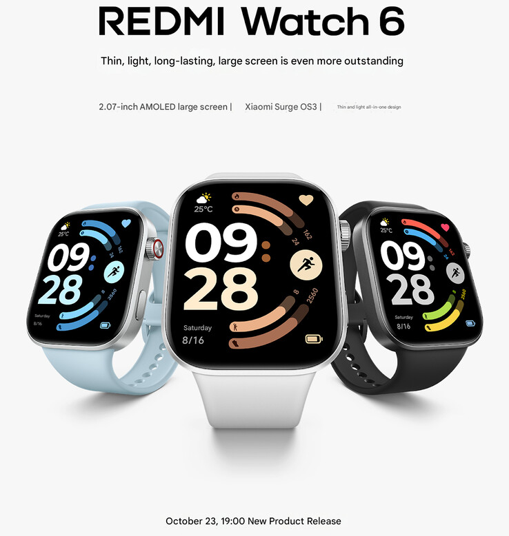 Zwiastun premiery smartwatcha (źródło obrazu: Xiaomi - przetłumaczone maszynowo)
