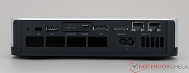 Minisforum AI X1 Pro - Połączenia na panelu tylnym