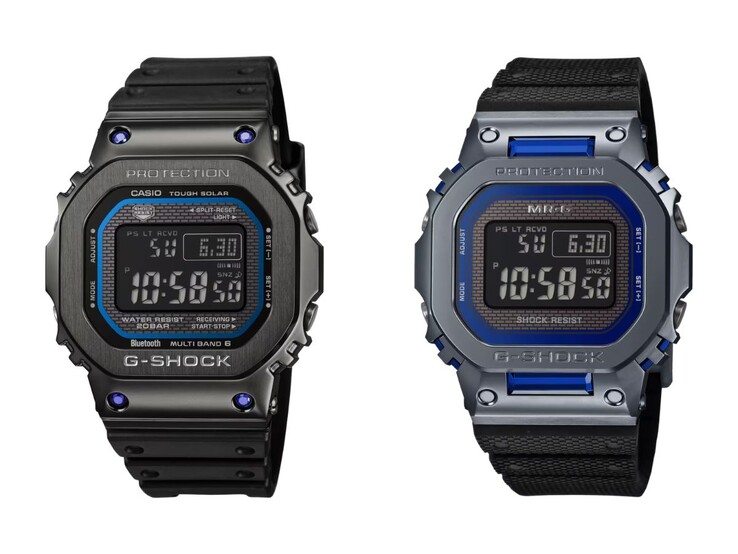 Casio G-Shock GMWB5000SB-1A2 (po lewej) i MRGB5000SA-2 (po prawej)