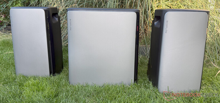 Od lewej do prawej: EcoFlow Stream AC Pro, Stream Ultra X i Stream Ultra