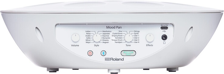 Właściciele mogą kontrolować Roland Mood Pan za pomocą tylnych elementów sterujących. (Źródło obrazu: Roland)