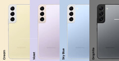 Podobno Samsung będzie oferował serię Galaxy S23 również w czterech kolorach. (Źródło obrazu: Samsung)
