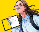 Wacom MovinkPad to przenośny tablet Android z piórem Wacom Pro Pen 3, zaprojektowany z myślą o ułatwieniu rysowania artystom w podróży. (Źródło obrazu: Wacom)