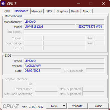Płyta główna CPU-Z