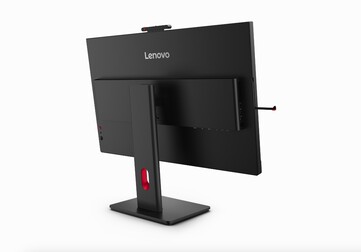 Widok z tyłu nowego monitora Lenovo ThinkVision T32UD.