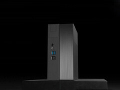Nie jest jasne, kiedy DeskSlim X600 zostanie wprowadzony na rynek. Na zdjęciu: edytowane zdjęcie promocyjne DeskMini X600. (Źródło zdjęcia: ASRock)