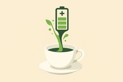 Herbata jako święty Graal: Nowa nadzieja dla zużytych baterii. (Źródło obrazu: GPT-image-1)