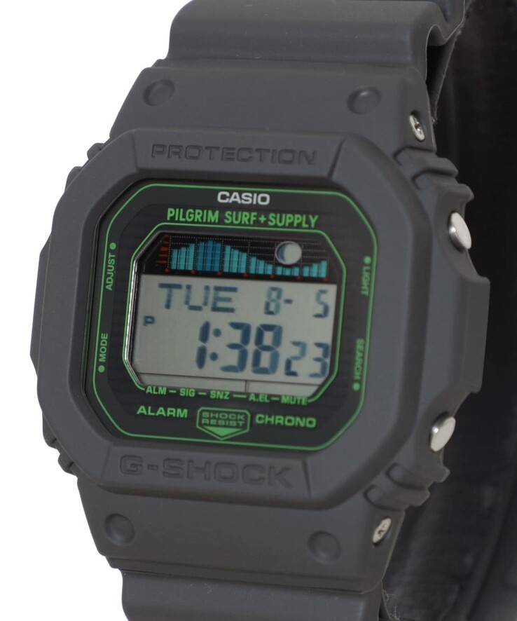 Zegarek Casio G-Shock x Pilgrim Surf+Supply GLX-5600. (Źródło zdjęcia: Beams)