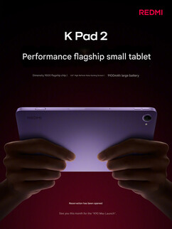 Podstawowe specyfikacje Redmi K Pad 2 (tłumaczenie maszynowe)