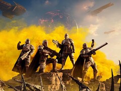 Grupa żołnierzy w Helldivers 2. (Źródło obrazu: Arrowhead)