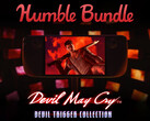 Kolekcja Devil Trigger wygaśnie 30 lipca. Na zdjęciu: Steam Deck z uruchomioną grą DmC: Devil May Cry. (Źródło obrazu: Steam i Humble Bundle - edytowane)