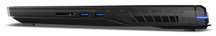 Po prawej stronie: Czytnik kart SD, 2x USB 3.2 Gen 1 (USB-A)