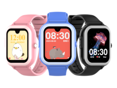 Rogbid K1 smarwatch jest dostępny w trzech kolorach - różowym, niebieskim i czarnym (na zdjęciu). (Źródło zdjęcia: Rogbid)