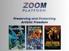 Baner Zoom Platform z grami Duke Nukem (źródło obrazu: Zoom Platform z poprawkami)