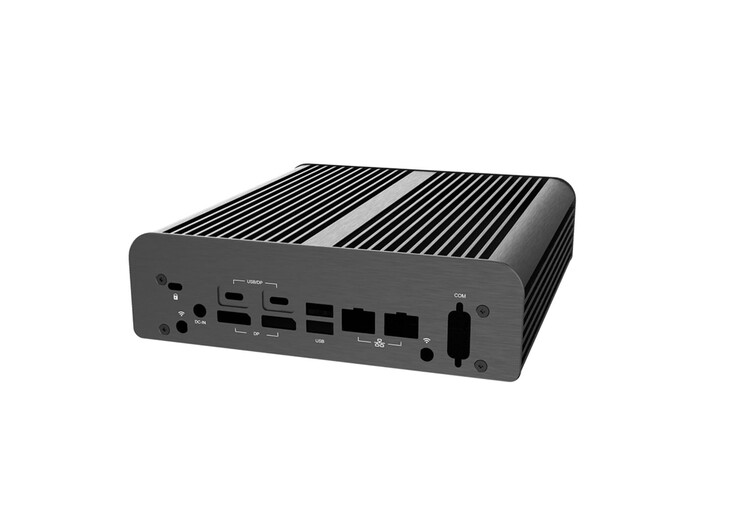 Obudowa z chłodzeniem pasywnym zachowuje porty wejścia/wyjścia płyty głównej Asus NUC 16 Pro.
