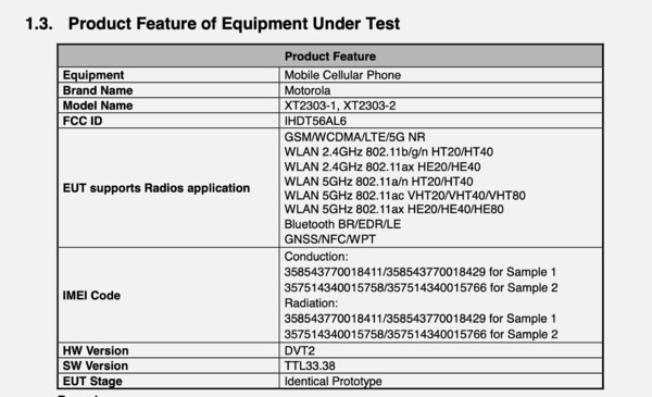 (Źródło obrazu: FCC via 91mobiles)