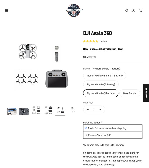 (Źródło zdjęcia: US Drone Supply)