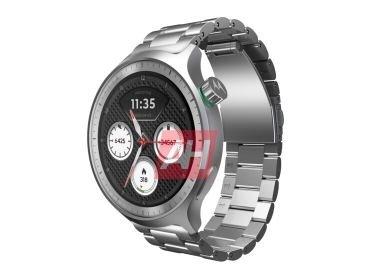 Nieoficjalny render rzekomego smartwatcha Moto 360 2025. (Źródło obrazu: Android Headlines)