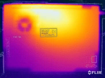 Test naprężeń temperatury powierzchni (dół)