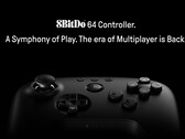 pierwsza próba kontrolera Nintendo 64 firmy 8BitDo jest wreszcie dostępna w reklamowanej czarnej wersji kolorystycznej. (Źródło zdjęcia: 8BitDo)
