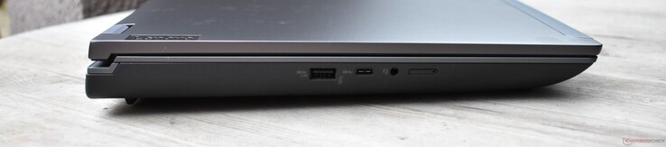 USB A 3.2 Gen 1, USB C 3.2 Gen 2 w/DisplayPort, 3,5 mm jack audio, nano SIM
