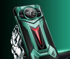 Doogee S200 Ultra posiada okrągły dodatkowy wyświetlacz AMOLED z tyłu. (Źródło zdjęcia: Doogee)